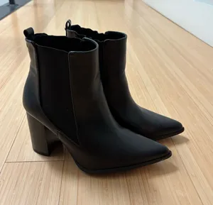 Black Ankle Boots Size 7 thumbnail 1