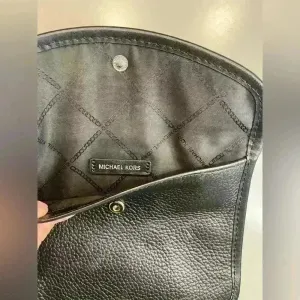 Michael Kors Black Leather‎ Clutch Wristlet Wallet thumbnail 5