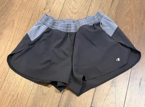 Champion Women's Black and Gray Sports Shorts Large C27-045 thumbnail 1