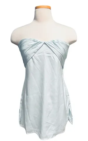 Princess Polly Irena Strapless Mini Dress Light Blue Size 10 NWOT thumbnail 1