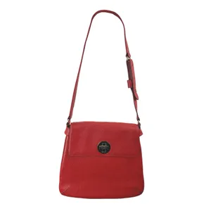 Kate Spade York Street Noel Double Vanessa Red Leather Shoulder Handbag OS thumbnail 2
