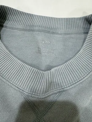 Aerie Oversized Slate Gray Blue Cozy Sweatshirt XS thumbnail 4