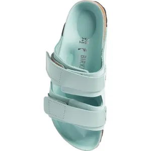 Birkenstock Uji Shine Slide Sandal SURF GREEN Narrow Size 6 US / 37 EU New $160 thumbnail 2