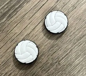 Volleyball Team Charm For Crocs Shoe Charms Bracelet Wristband - 2 Pieces thumbnail 1