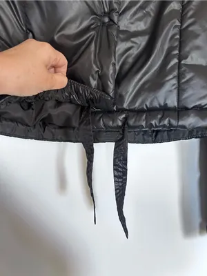 Gap Y2K 2006 Black Cropped Puffer Jacket Size XS thumbnail 3