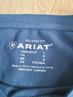 NEW Ariat Howdy Ombre Top Size Large thumbnail 3