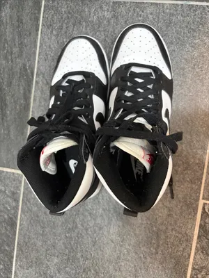 Nike Black and White High-Top Sneakers thumbnail 2