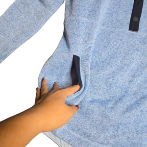 Vineyard Vines Sweater Fleece Snap-Placket Pullover In‎ Blue Size: S thumbnail 5