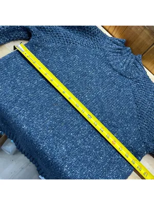 PrAna Ibid Navy Blue Knit Mock Neck Tunic Sweater Size Small Cabincore Gorpcore thumbnail 11