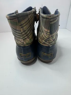 Sperry Plaid Waterproof Duck Boots Size 6.5 thumbnail 4