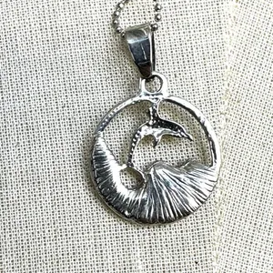 Adult Jewels dolphin rhinestone pendant necklace thumbnail 6