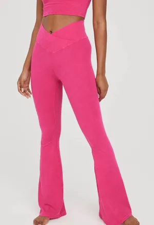 Aerie OFFLINE by Leggings Crossover Flare thumbnail 1