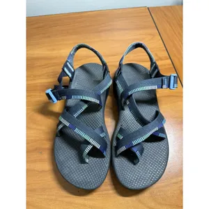 Chacos ZX2 Toe Loop Sandals Womens 10 Black Blue Multi Adjustable Hiking Comfort thumbnail 2