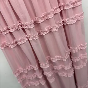 Lulus Enchantingly Sweet Blush Pink Chiffon Backless Maxi Dress SOLD OUT thumbnail 4