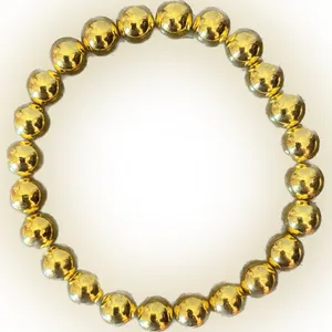 NWT Handcrafted Gold Beaded Bracelet thumbnail 2