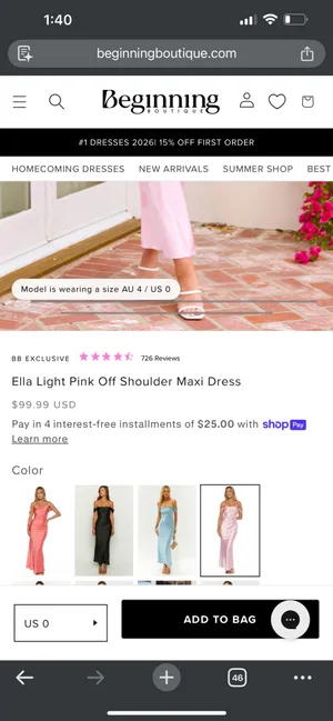 Beginning Boutique Dress thumbnail 3