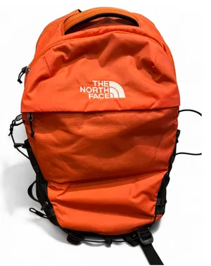 The North Face Borealis Backpack - Vibrant Orange & Black (Excellent Condition) thumbnail 1