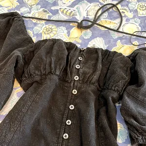 Noir Soft Denim Free People Top thumbnail 3