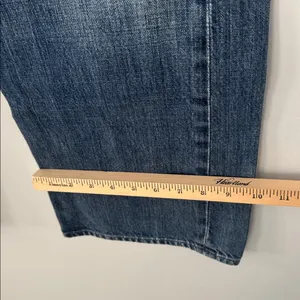 7 for All Mankind Women's Boot Buttonfly Jeans Size 30 Relaxed Fit Streetwear thumbnail 8