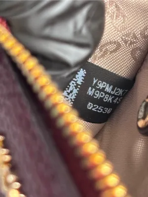Michael Kors Mercer Leather Coin Purse Wristlet Wallet Brandy Burgundy thumbnail 8