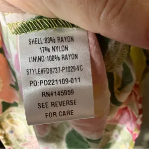 Vici Floral Puff Sleeve Wrap Midi Dress Size Small thumbnail 9