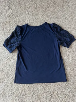 Navy blue dress shirt thumbnail 3