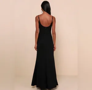 Lulus Infinite Glory Black Maxi Dress thumbnail 2