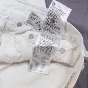 Levi's 501 Skinny Jeans‎ Women 28 White Distressed Button Fly High Rise Denim thumbnail 16