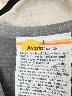 Aviator Nation Bolt Classic Cropped Crewneck Sweatshirt thumbnail 3