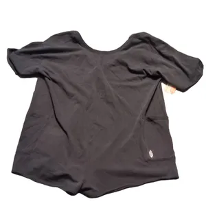 FP Movement Hot Shot Tee Romper Black Size Large thumbnail 2