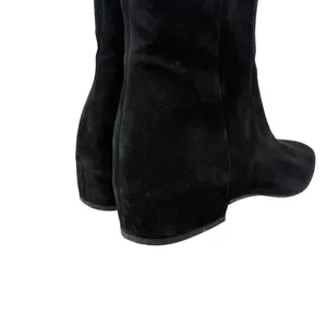 Aquatalia Ulyssa Black Suede‎ Hidden Wedge Ankle Boot Bootie Size 7 thumbnail 12