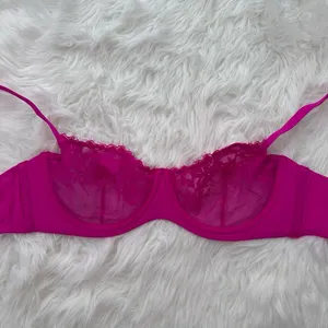 Skims Femme Lace Balconette Bra Fuchsia Size 40B thumbnail 8