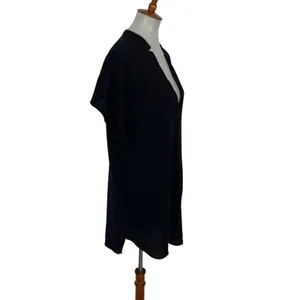 ASTR Dress Medium Sleeveless Navy V Neck Formal Cocktail Evening Party thumbnail 3