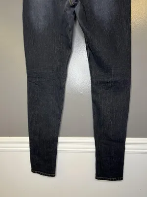 North West Jeans Womens 10 Blue Dark Wash Mid Rise Skinny Stretch Denim thumbnail 6