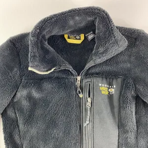 Mountain Hard Wear Jacket‎ Women's Small Fuzzy Fleece Full Zip Black Ladies thumbnail 2