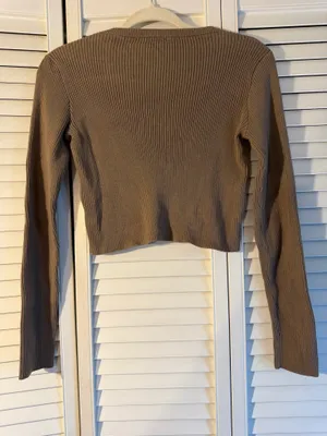 John Galt Brown Sweater  thumbnail 3