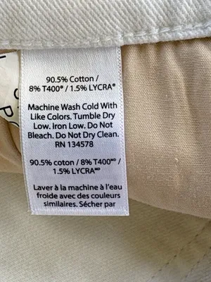 NWT Vineyard Vines Stepped Hem Jeans White Size 4 thumbnail 4