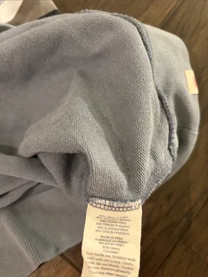 Faherty Chest Stripe Pima Sweatshirt Sz M thumbnail 9
