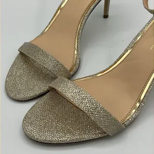 ⭐🆕 Jessica Simpson gold champagne Sparkly heels. C1‎ thumbnail 3