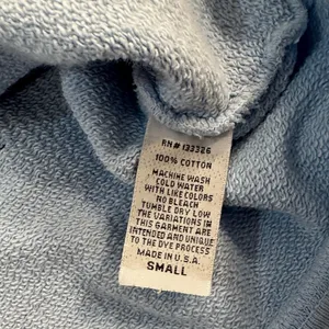 Free People Retrobrand Small Brooklyn Terry Sweatshirt Oversized Blue thumbnail 4