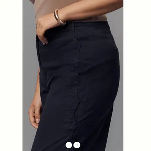 Anthropologie Maeve Scallop Wide-Leg Pants thumbnail 9