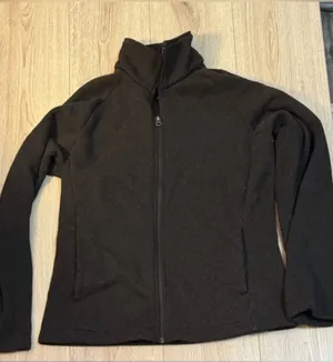 The north face black full zip sweatshirt sweater thumbnail 1