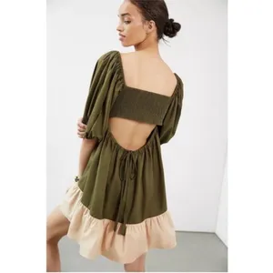 Sachin + Babi puff sleeve mini dress‎ size medium thumbnail 4