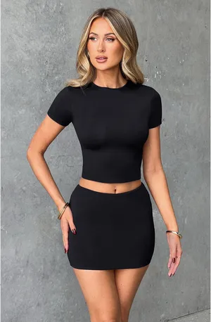 BabyBoo Black Mini Skirt Small thumbnail 1