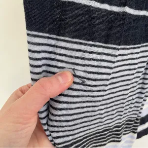 ANN TAYLOR LOFT Striped Fine Knit Open Cardigan Blue / Periwinkle ? Navy Sweater thumbnail 10