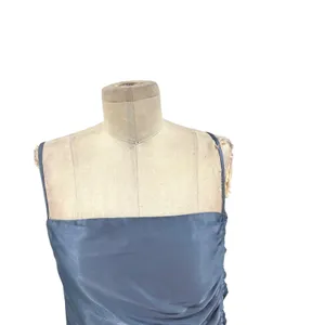 Shona Joy Lily Bias Ruched Midi Dress Blue Smoke Size‎ US 6 thumbnail 4