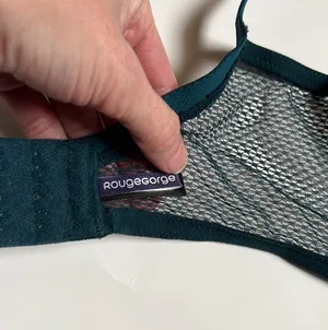Rougegorge BlueGreen Sexy Lace Underwire Bra. Size FR 95E/ EUR 80E / US 36D thumbnail 3