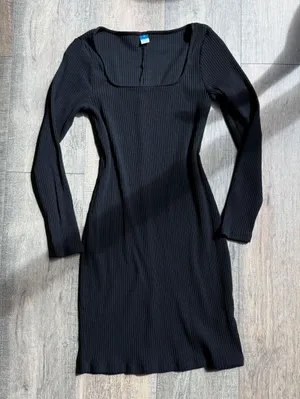 GAP Black Long Sleeve Dress thumbnail 1