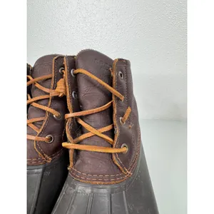 Sperry Black‎ Brown Waterproof Boots Size 8.5 thumbnail 4