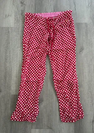 Victoria's Secret PINK red polka dot pajama pants XS thumbnail 1